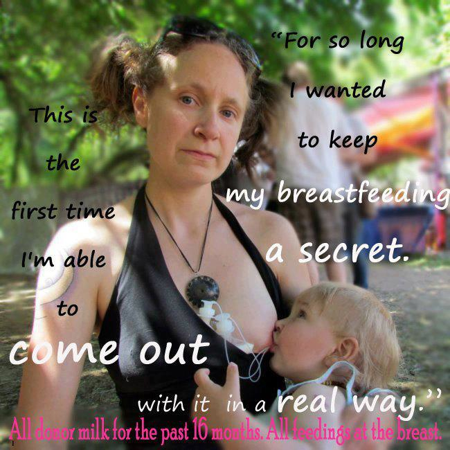 Breast-feeding with SNS